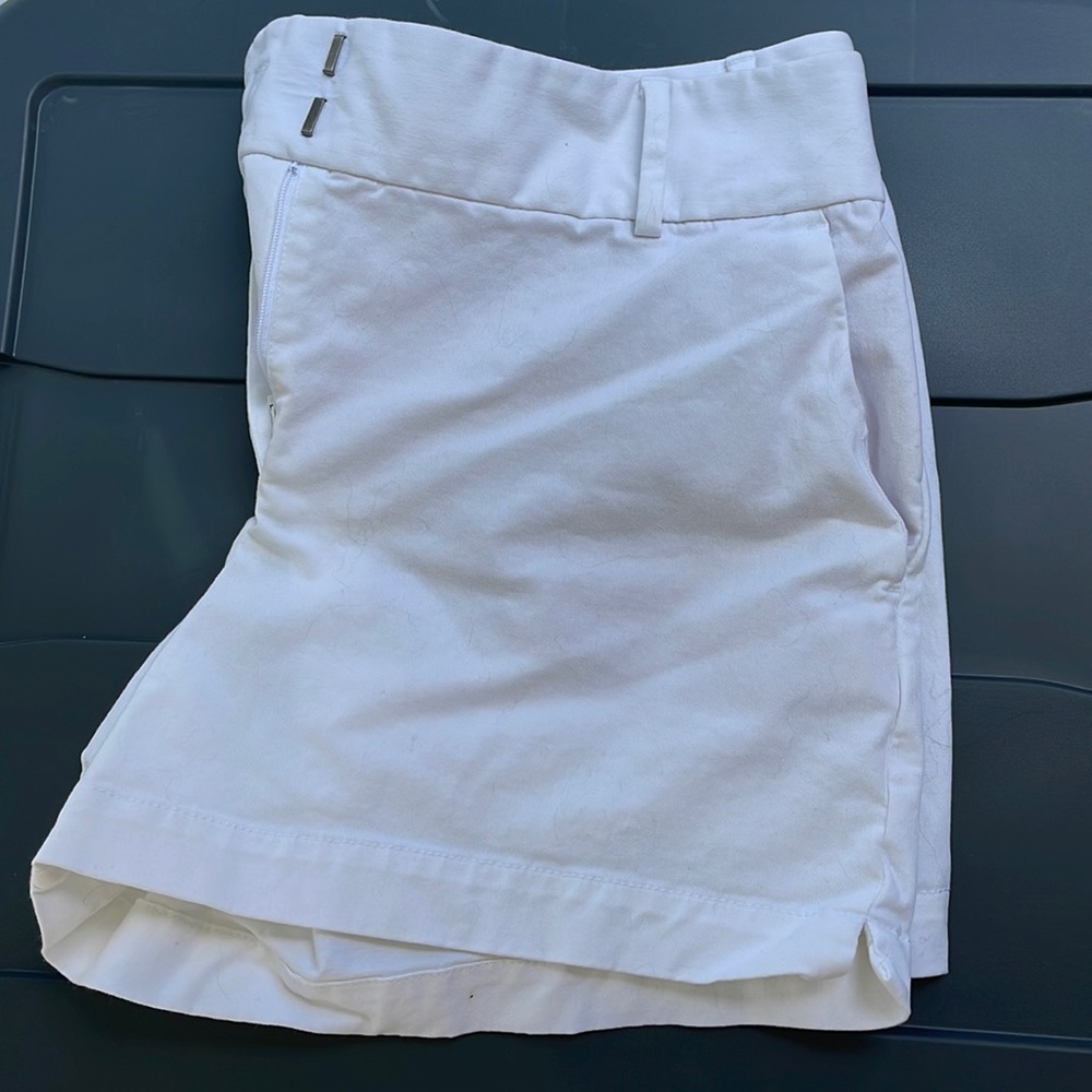 Loft White Chino Shorts